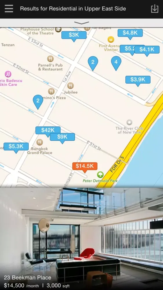 Agorafy New York Real Estate Ekran Görüntüleri
