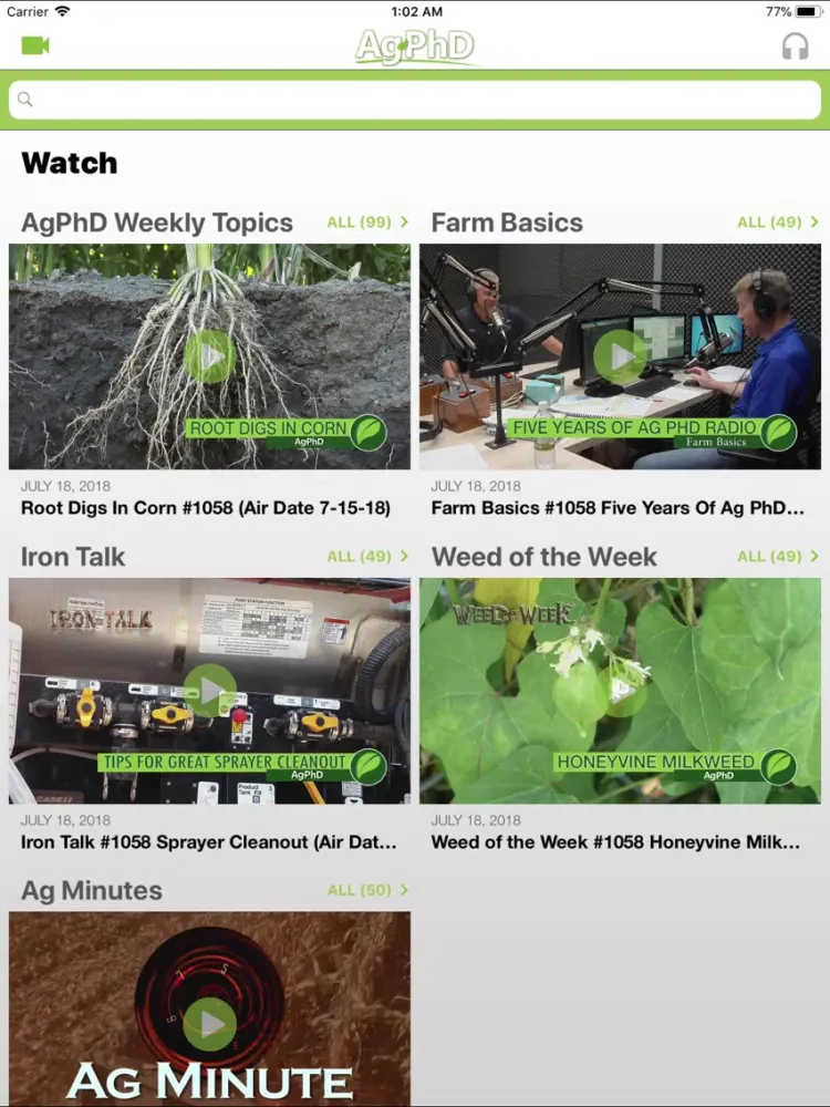 Ag PhD Media iPad  سکرین شاٹس