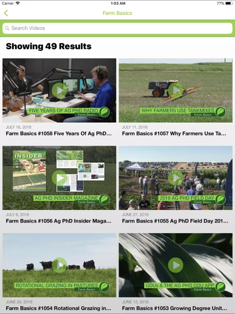 Ag PhD Media iPad  سکرین شاٹس