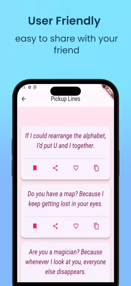 Pickup lines flirty msg 스크린샷