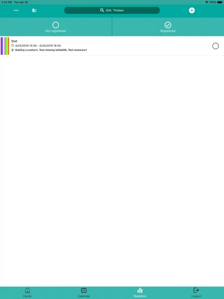Screenshot di Medarbeideren iPad 
