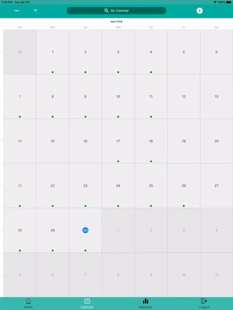 Screenshot di Medarbeideren iPad 