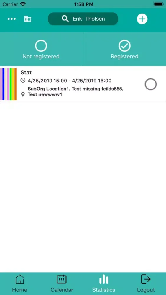 Screenshot di Medarbeideren