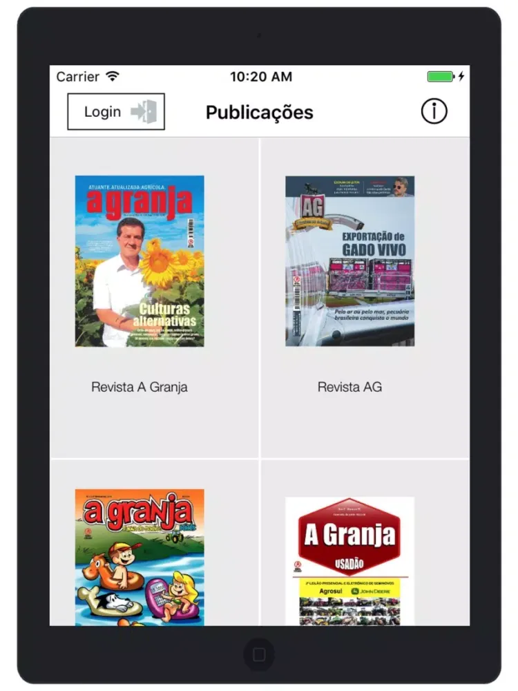 ภาพหน้าจอของ Editora Centaurus iPad 