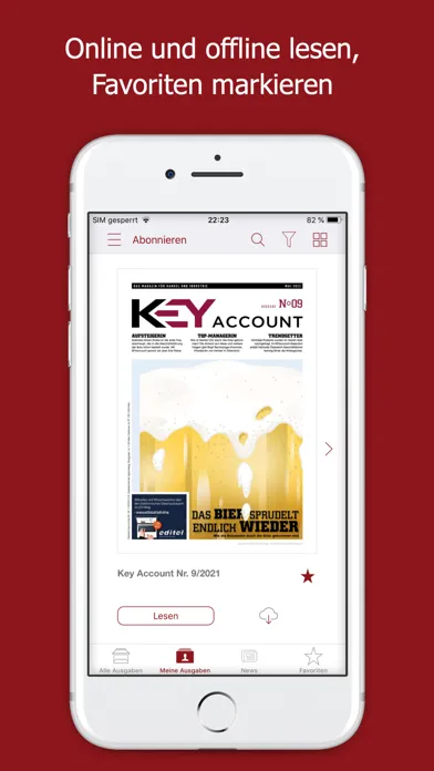 Key Account Screenshots