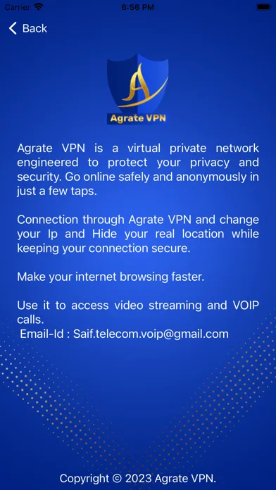 Agrate VPN Screenshots