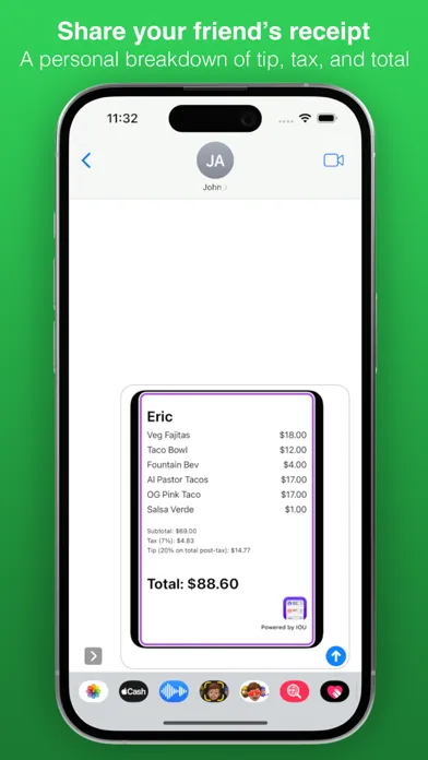 صور IOU: Easily Split Your Tab