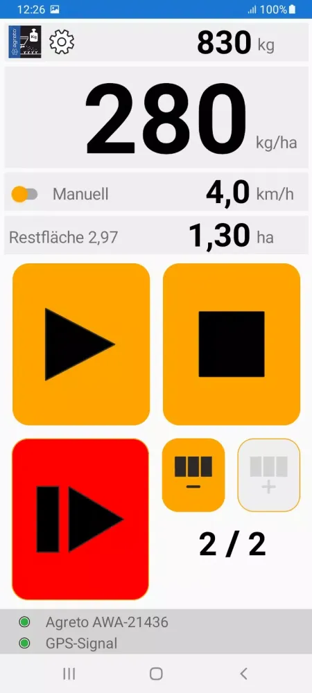 Agreto Spreader Screenshots