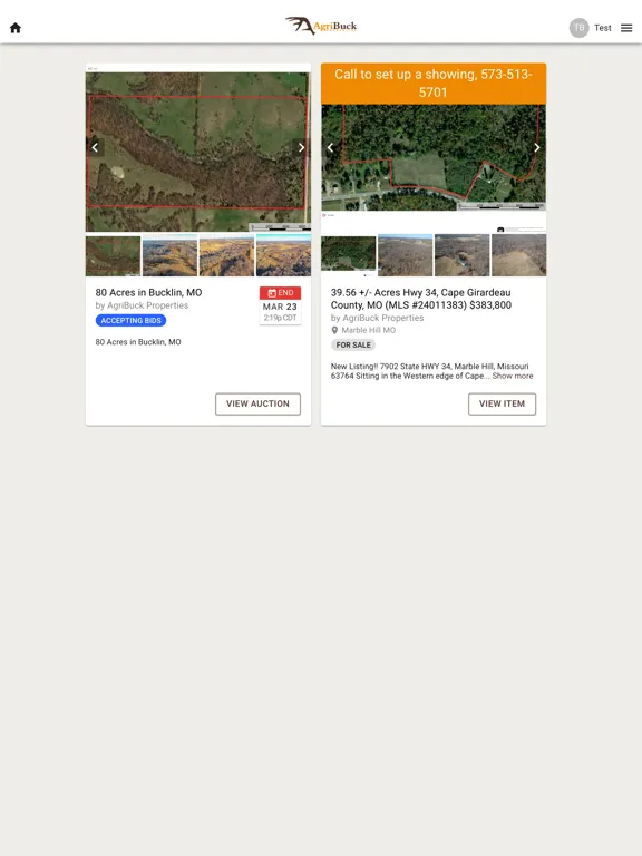 تصاویر AgriBuck Properties iPad 