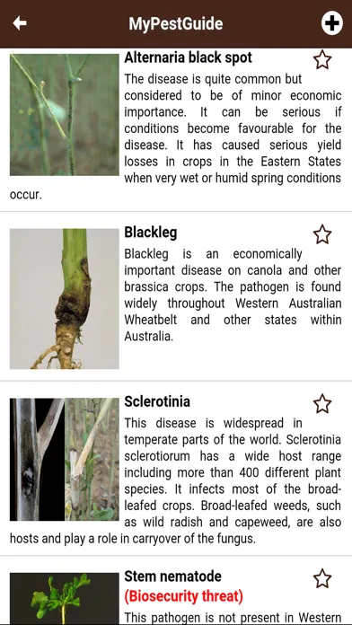 Скриншоты MyPestGuide Diseases