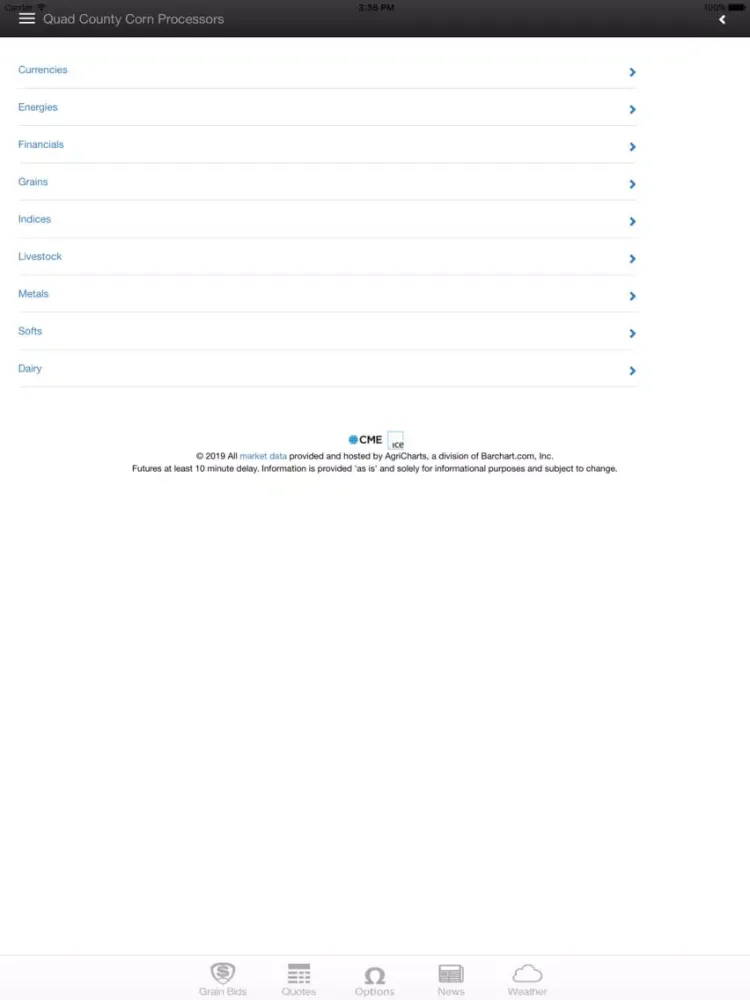 Quad County Corn Processors iPad 应用截图