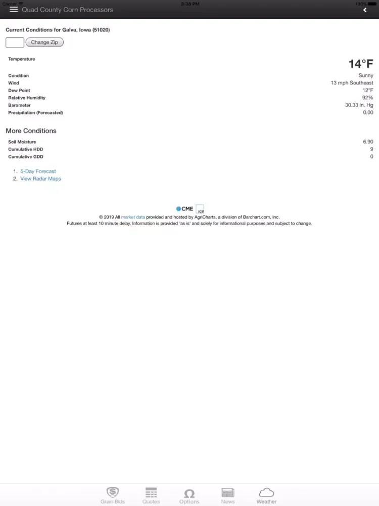 Quad County Corn Processors iPad 应用截图