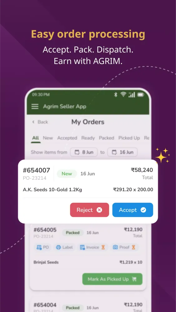 Agrim Seller App Ekran Görüntüleri