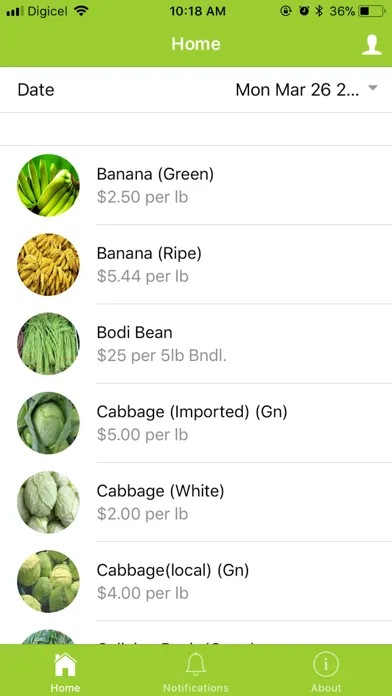 Capturas de pantalla de AgriPrice