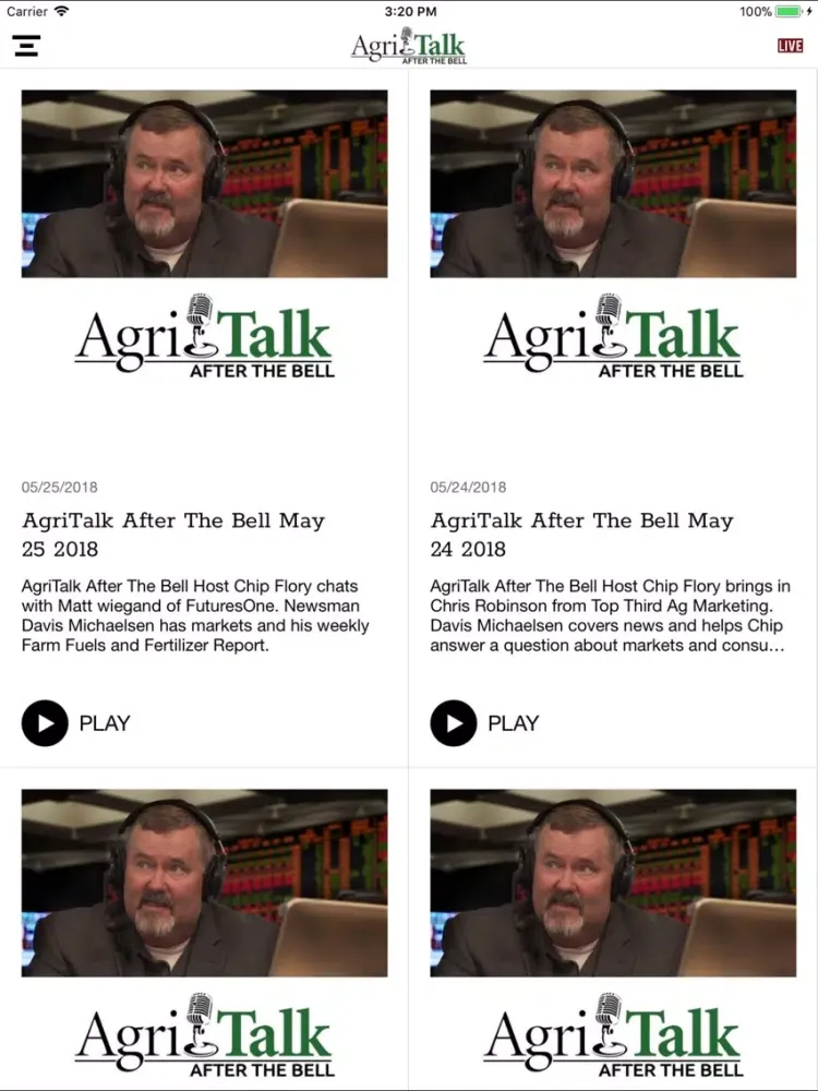 AgriTalk iPad  Screenshots