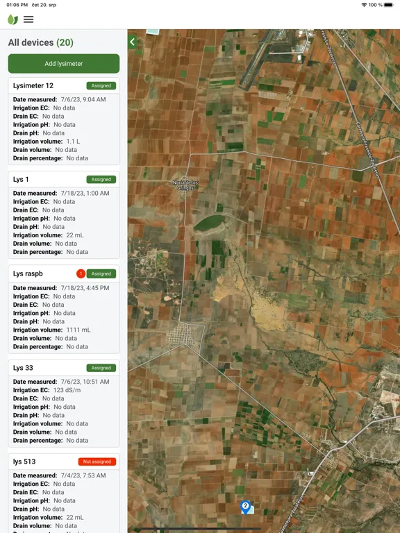 Capturas de tela do FMS Research Farming iPad 