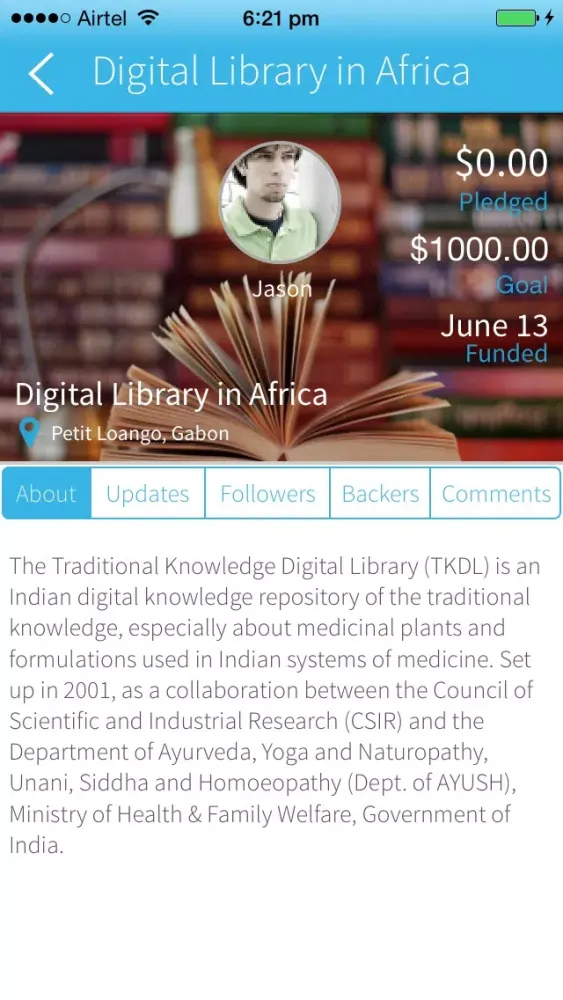 Pledge Crowdfunding স্ক্রিনশট