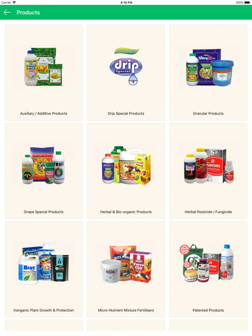 Swaroop Agro Industries iPad 應用截圖