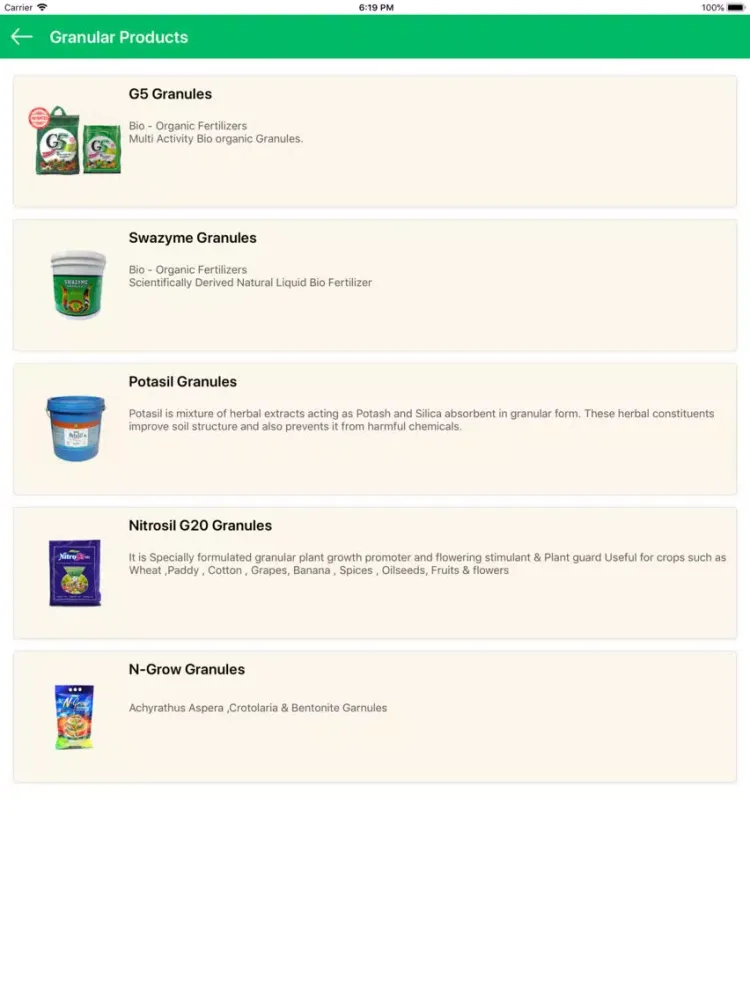 Swaroop Agro Industries iPad  스크린샷