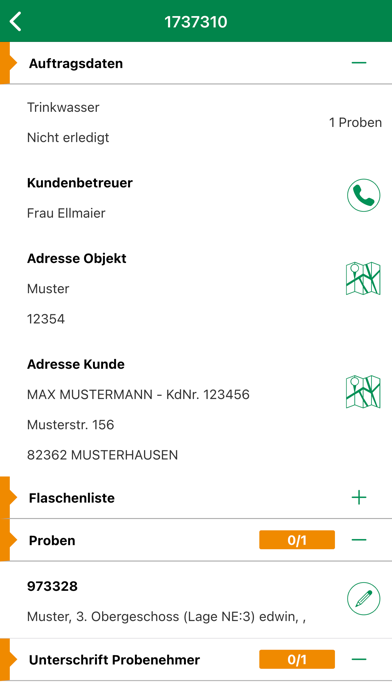 ALSA - AGROLAB Sampling App Screenshots