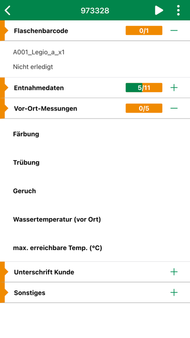 ALSA - AGROLAB Sampling App Screenshots
