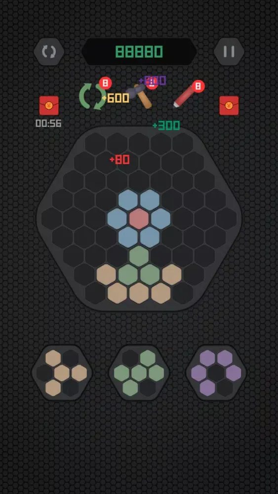 Pop Hexagon : Neon سکرین شاٹس