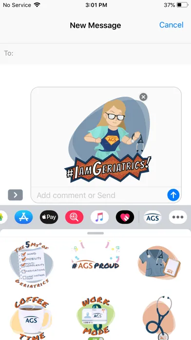 Скриншоты AGS Stickers