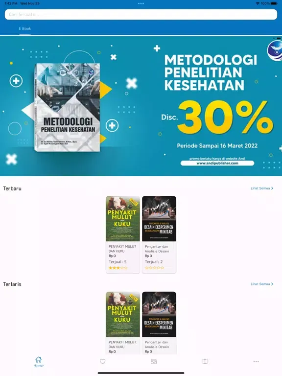 Andi Publisher iPad  스크린샷