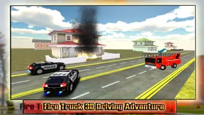 Capturas de tela do Fire Truck Driving 2016 Adventure – Real Firefighter Simulator with Emergency Parking and Fire Brigade Sirens