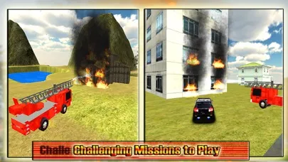 Capturas de tela do Fire Truck Driving 2016 Adventure – Real Firefighter Simulator with Emergency Parking and Fire Brigade Sirens