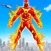 Flying Fire Hero Robot Game