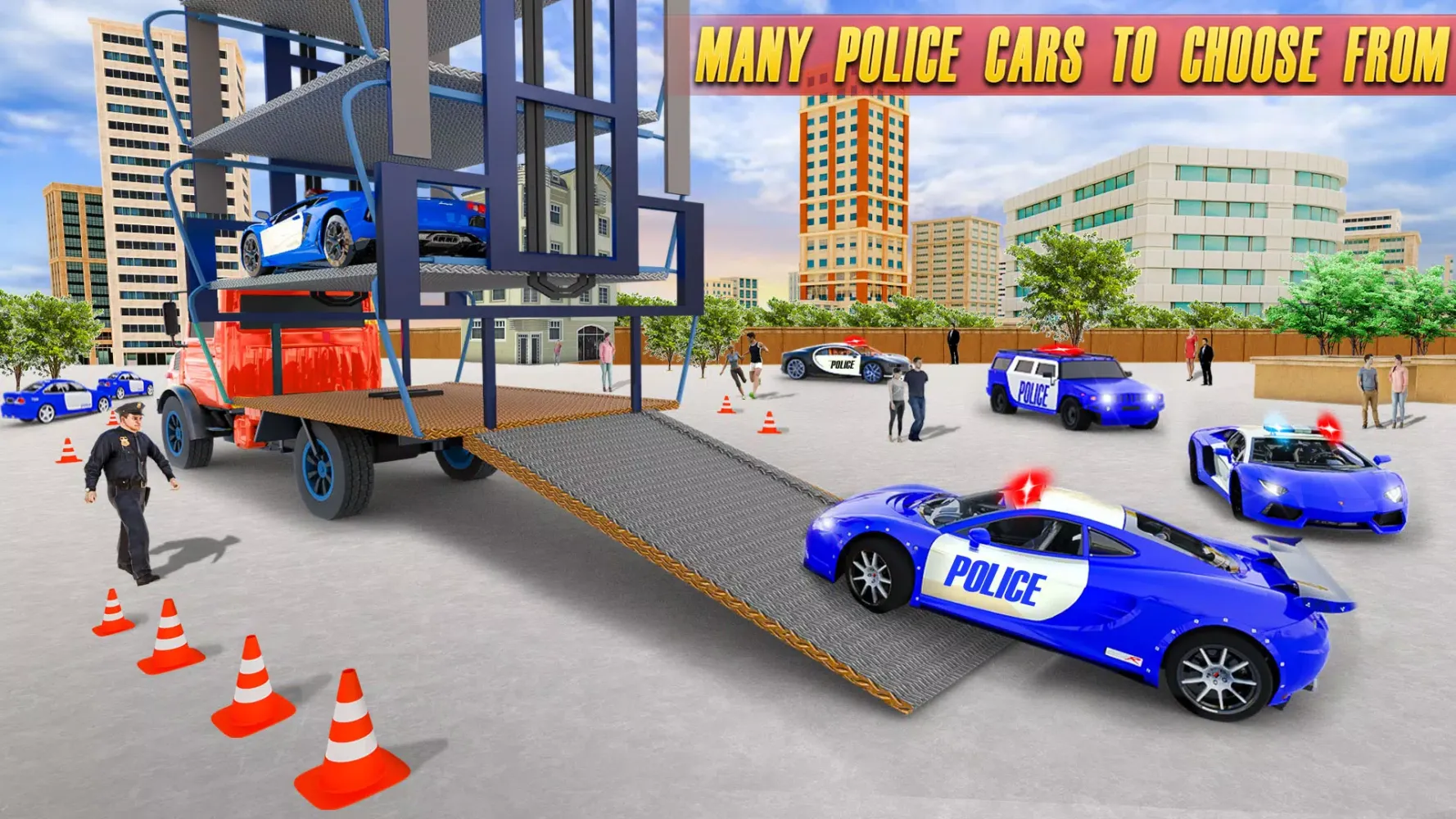 Multi Level Police Car Parking স্ক্রিনশট