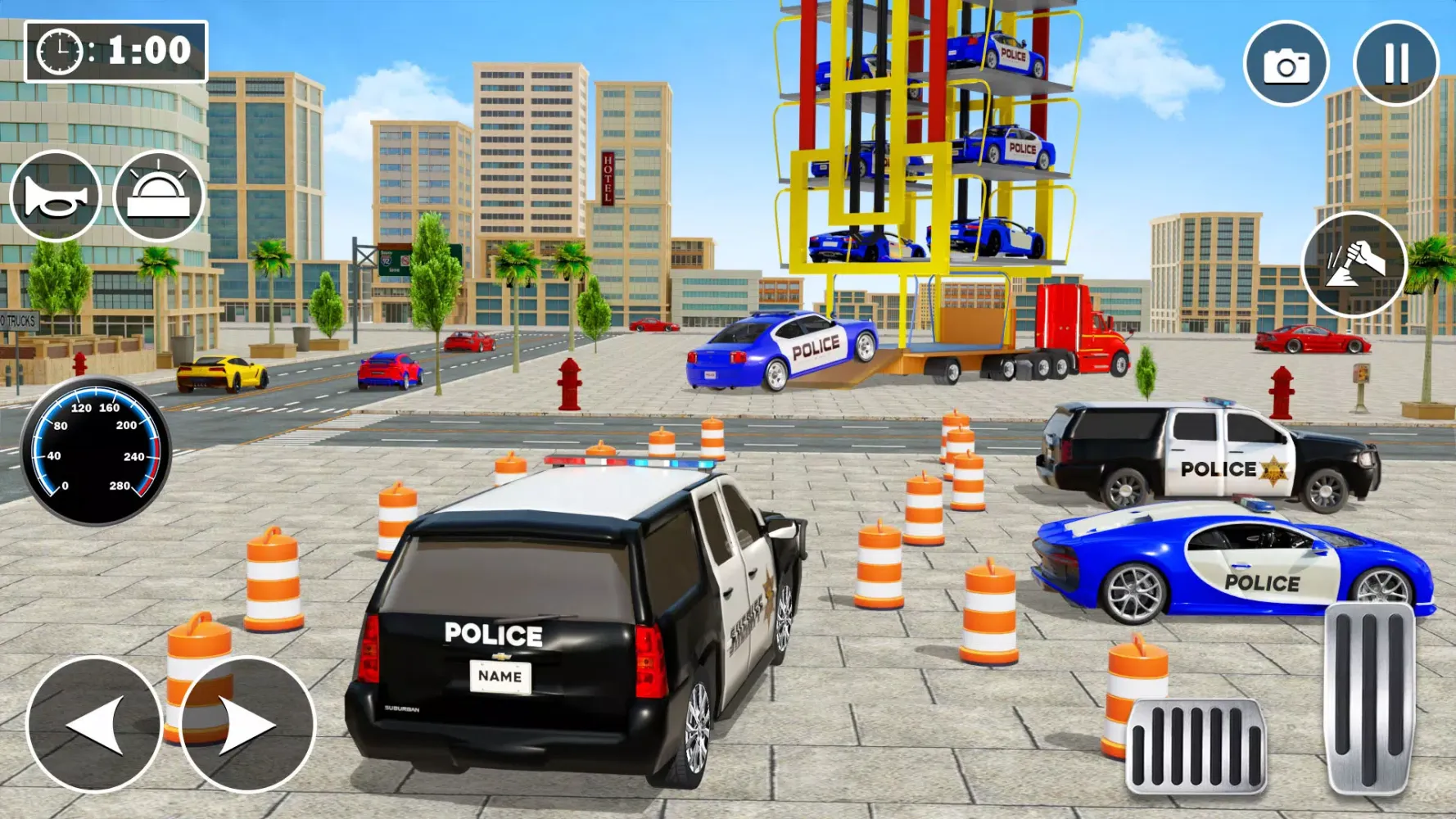 Multi Level Police Car Parking স্ক্রিনশট