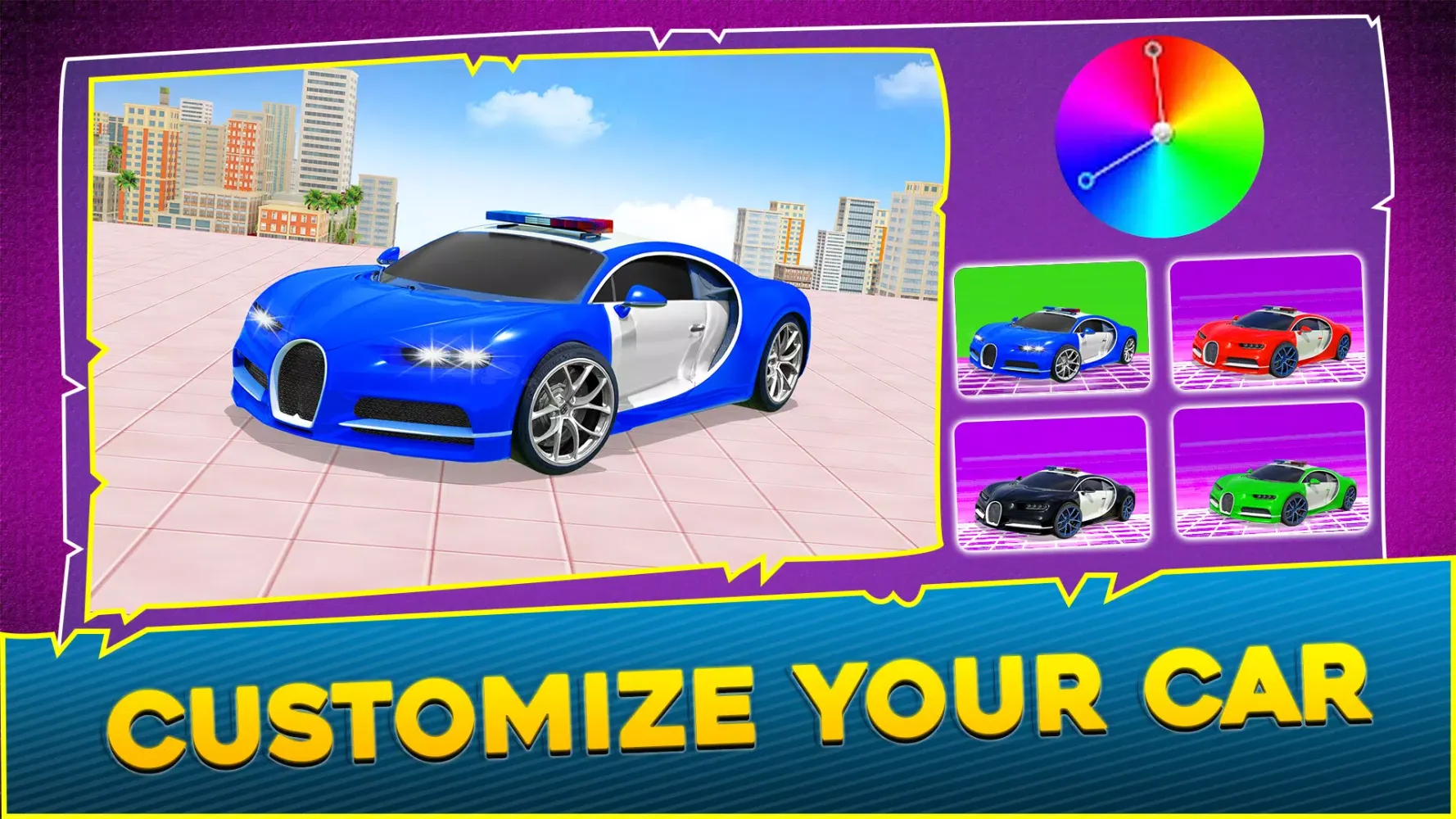 Multi Level Police Car Parking স্ক্রিনশট