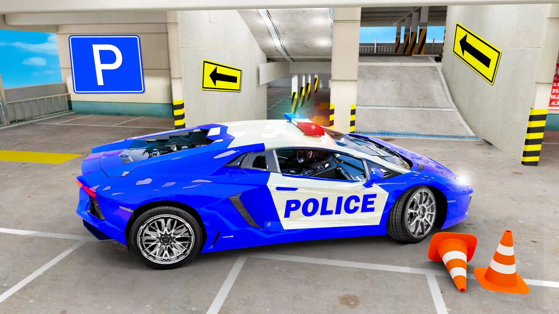 Multi Level Police Car Parking স্ক্রিনশট