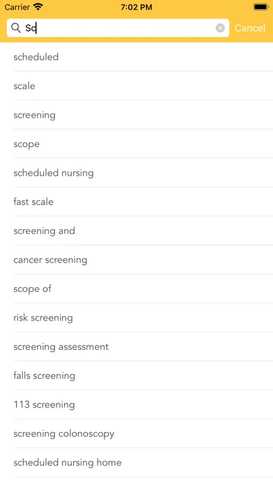 Zrzuty ekranu Geriatrics At Your Fingertips