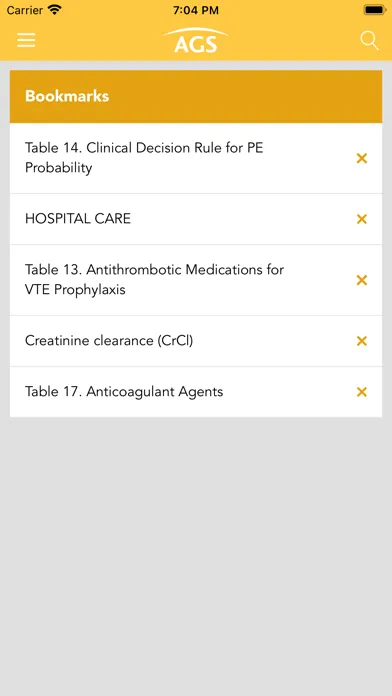 Zrzuty ekranu Geriatrics At Your Fingertips