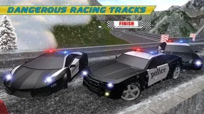 Police Chase Hill Car 3D: Cops Auto Racing Driver Ekran Görüntüleri