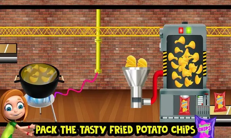 Capturas de pantalla de Potato Chips Snack Factory