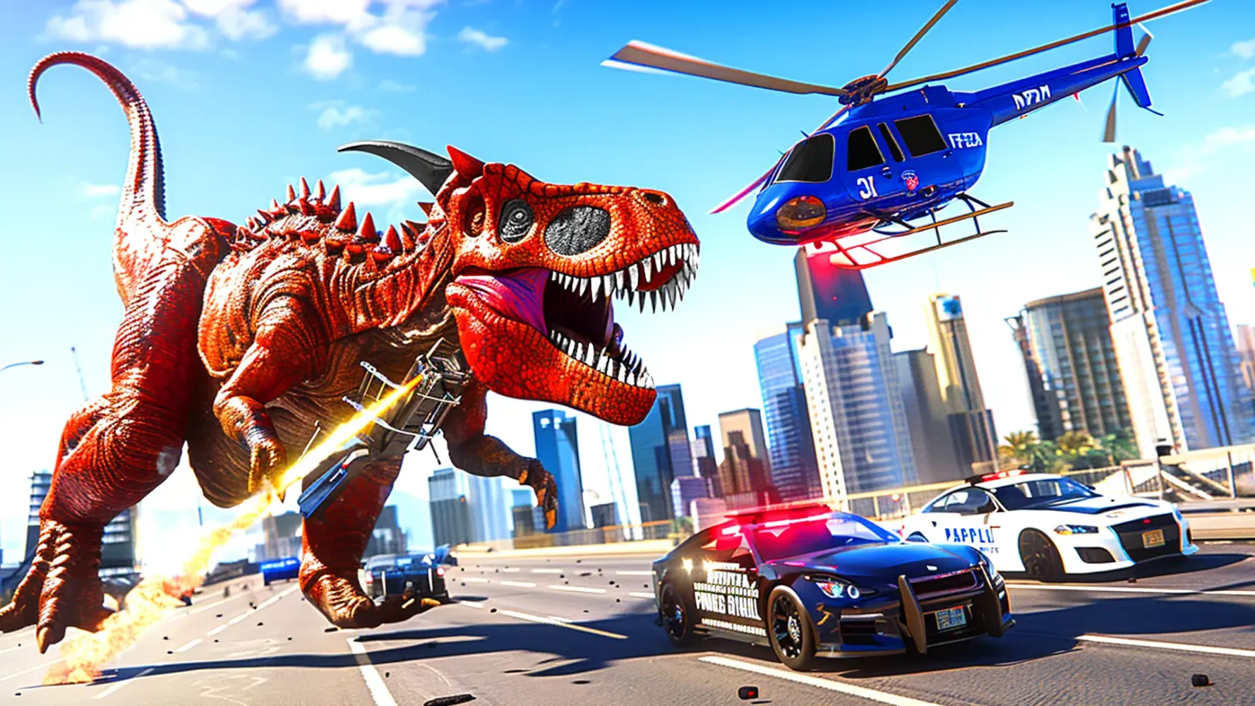 صور Truck Transport Sim Dino Robot
