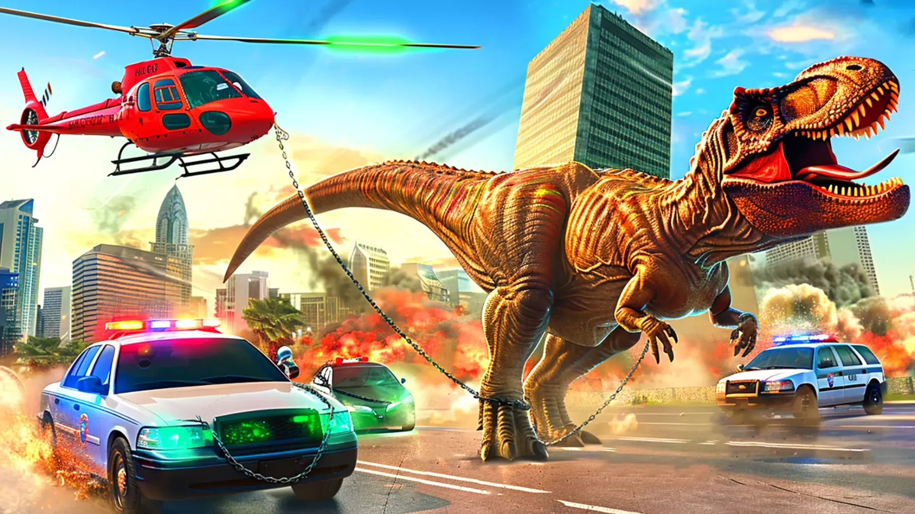 صور Truck Transport Sim Dino Robot