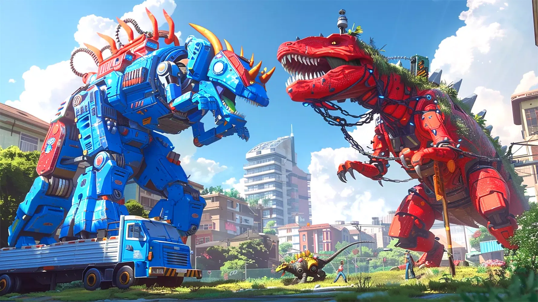 صور Truck Transport Sim Dino Robot