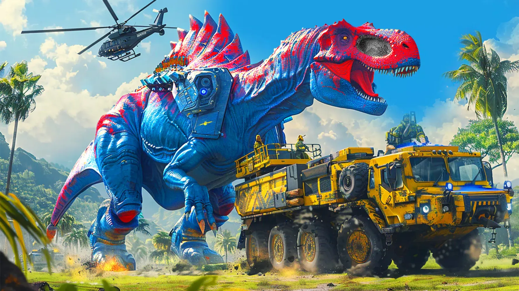 صور Truck Transport Sim Dino Robot