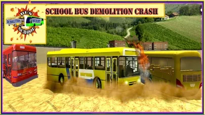 Capturas de tela do School Bus Demolition Crash Championship - Derby Racing Simulator