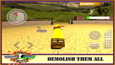 Capturas de tela do School Bus Demolition Crash Championship - Derby Racing Simulator