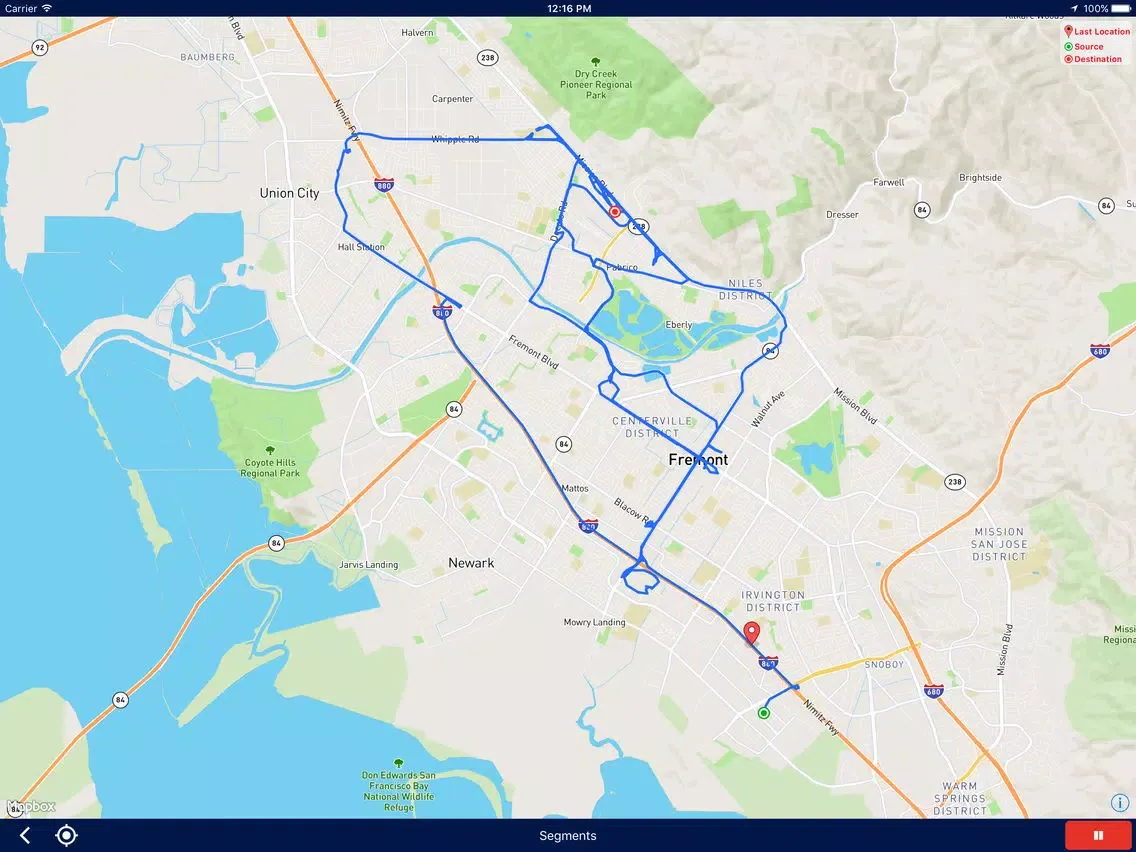 TrackWayz iPad  Ekran Görüntüleri