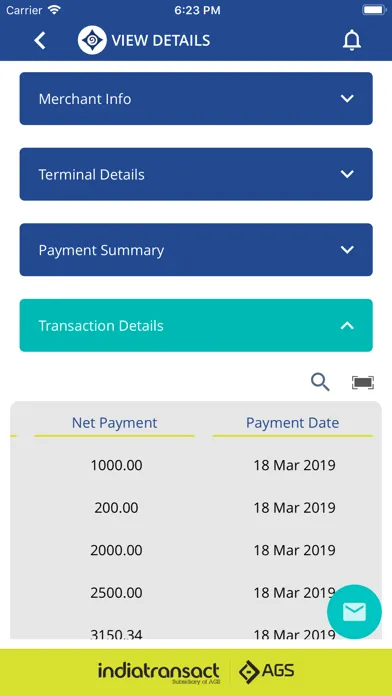Ongo PayTrack Ekran Görüntüleri
