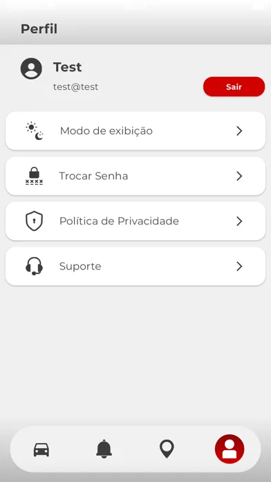 Captures d'écran de Bans Rastreamento Brasil