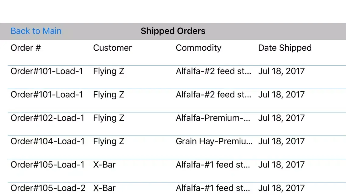 Captures d'écran de AgSys Hay Inventory