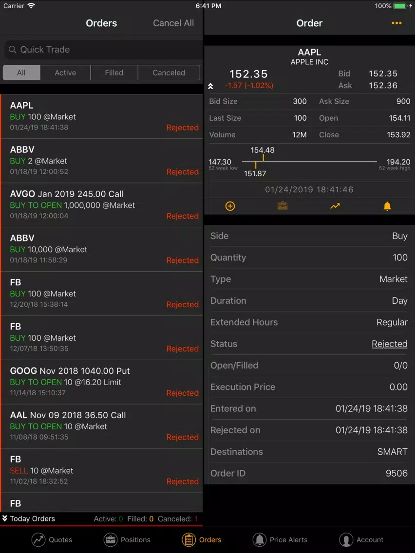 Avant Garde Trading iPad 应用截图
